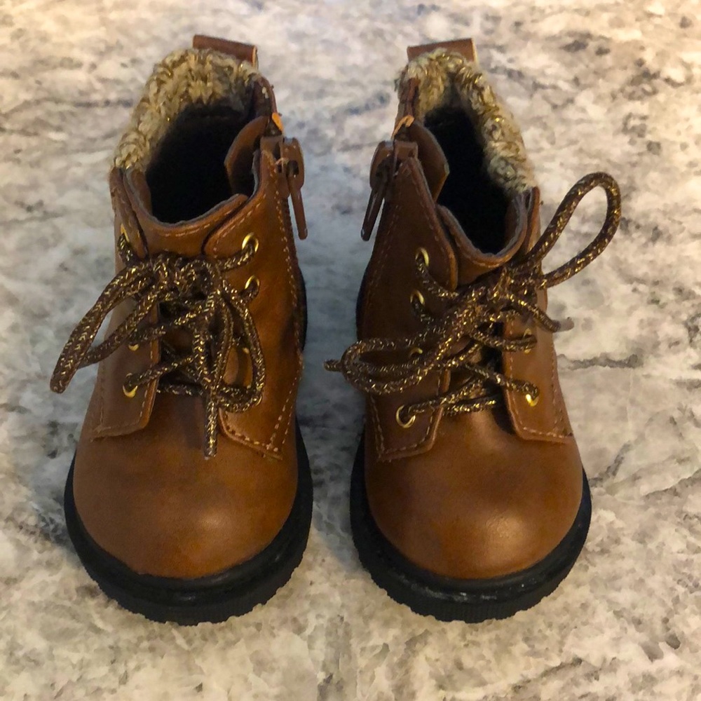Baby brown boots